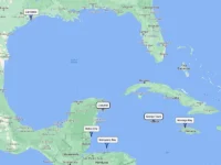 Galveston to Cozumel, Mahogany Bay, Belize City, Montego Bay, and George Town route