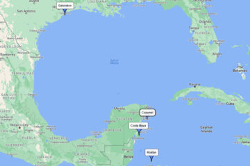 Mexico, Belize & Honduras from Galveston